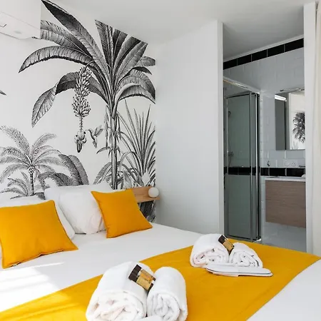 Rooftop View - 2 Bdr 2 Bthr 1 Toil - Clim Terrace Elevator Small Parking Apartman Cannes