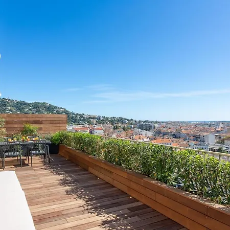 Rooftop View - 2 Bdr 2 Bthr 1 Toil - Clim Terrace Elevator Small Parking Канны